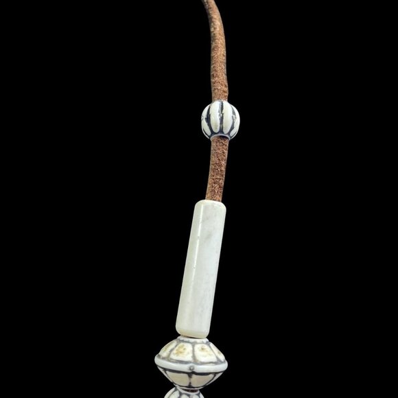 Handmade Tribal Claw Necklace Primitive Western Rustic Bone Cowboycore - Picture 5 of 9